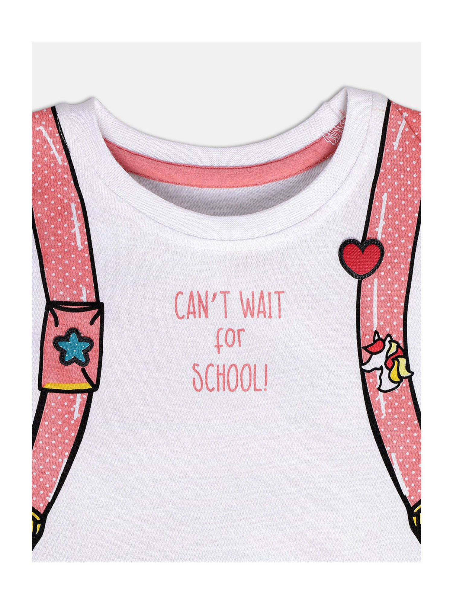 Bodycare Kids Violet Embellished T-Shirt