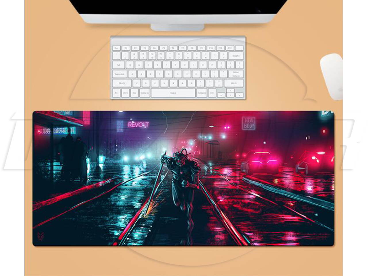 SA Cyberpunk 2077 Large soft Second element anime mouse pad game keyboard Non-slip Rubber sole Expand mouse pad(0.12&ldquo; x 31.80&rdquo; x 11.80&ldquo;) Suitable for PC/laptop/desktop computer desk Large mouse pad