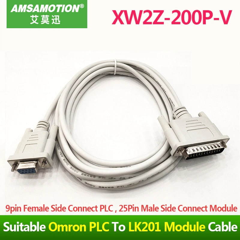 XW2Z-200P-V Suitable Omron PLC C200H C60P C100H CVM1 Connect LK201 Module Programming Cable