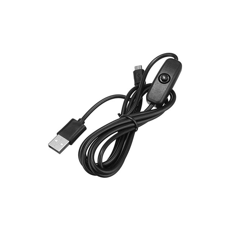 5V25A Power Supply Micro USB Charger Adapter with On Off Switch for Raspberry Pi 32 Model B