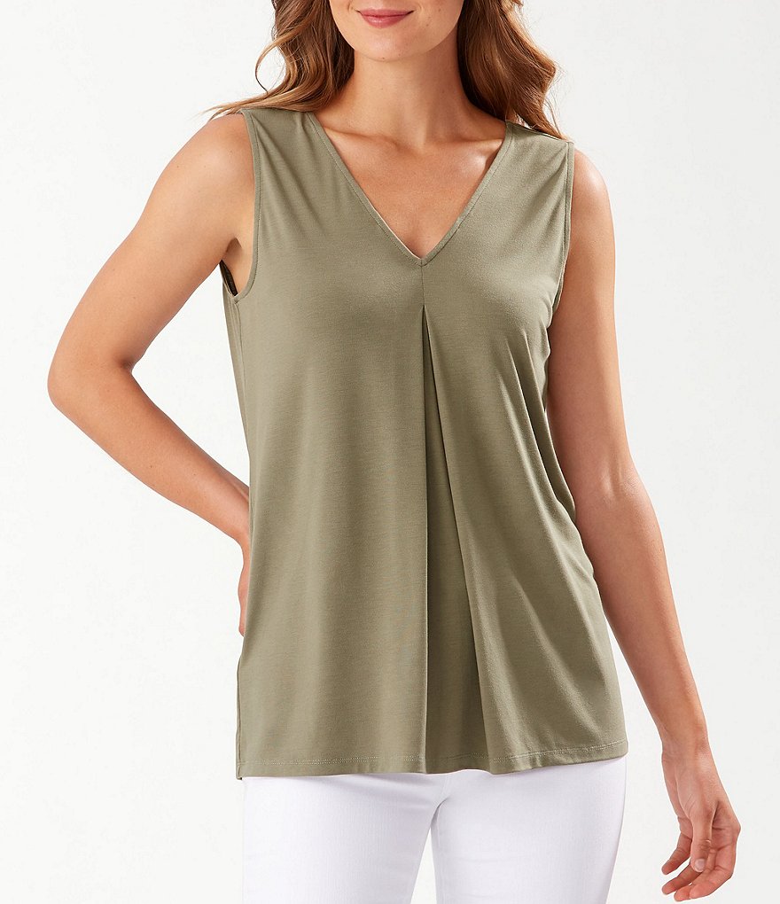 Tommy Bahama Kauia Jersey V-Neck Tank Top