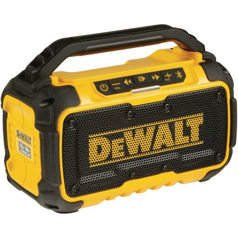 DeWALT DCR010 12-Volt/20-Volt Corded/Cordless Dual Speaker Bluetooth Speaker