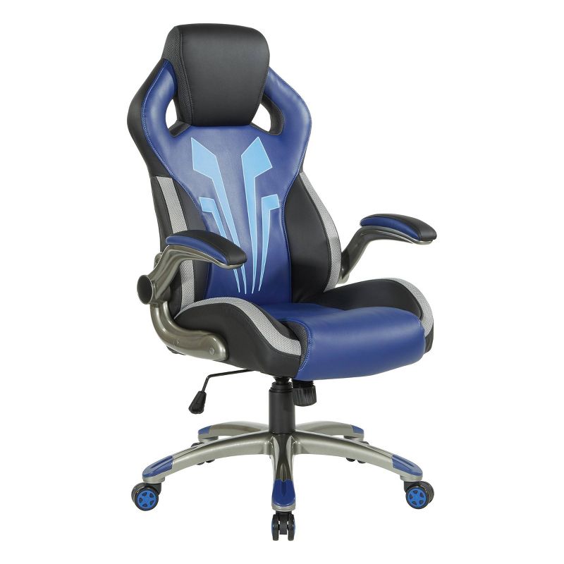 Ice Knight Gaming Chair Blue - OSP Home Furnishings