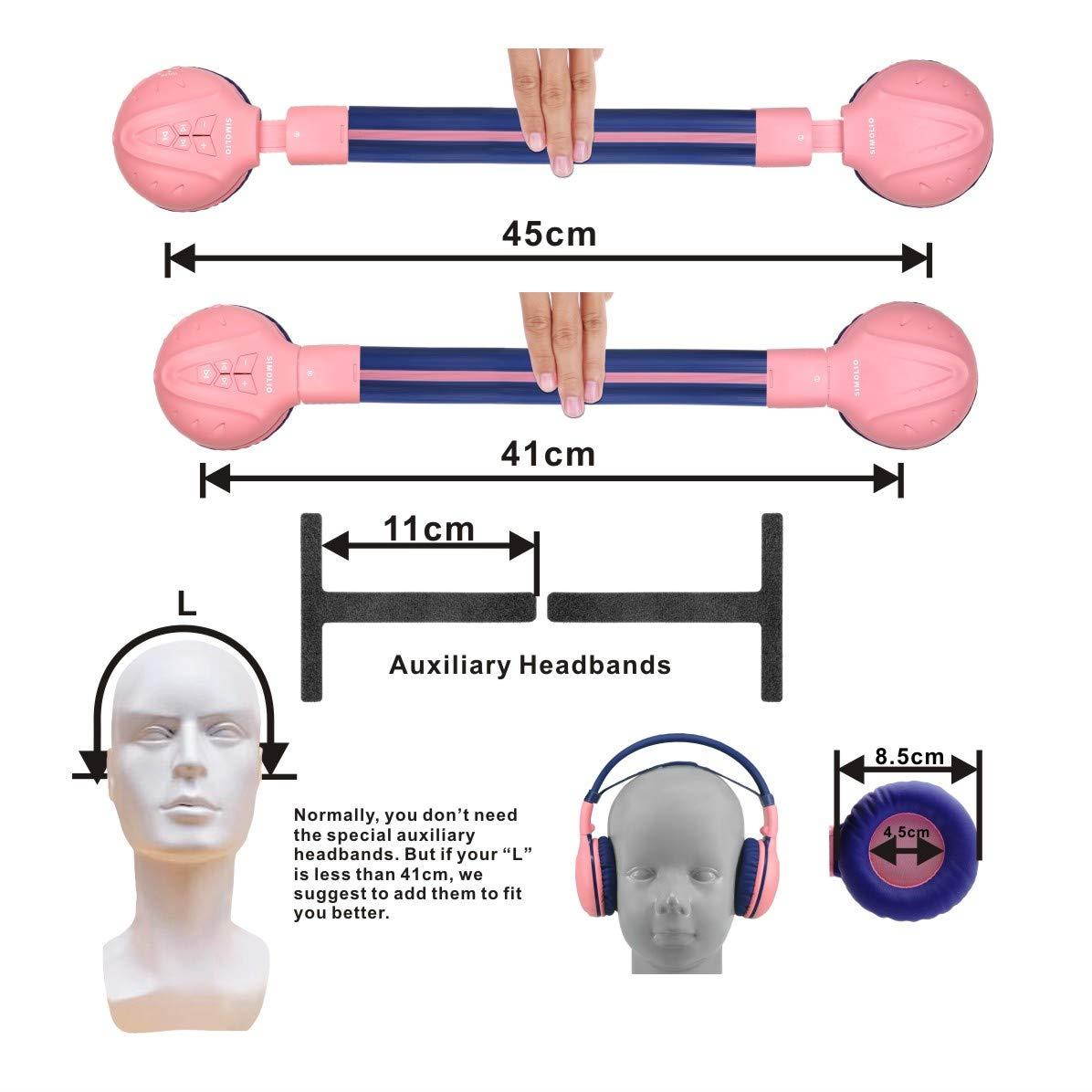 3 Pack of Bluetooth Headphones for Kids, Hearing Protection Children Headphones Wireless, Bluetooth Kids Headphone with Share Jack, Kids Safe Headsets for Girls, Boys, Wireless Headphones for Toddlers