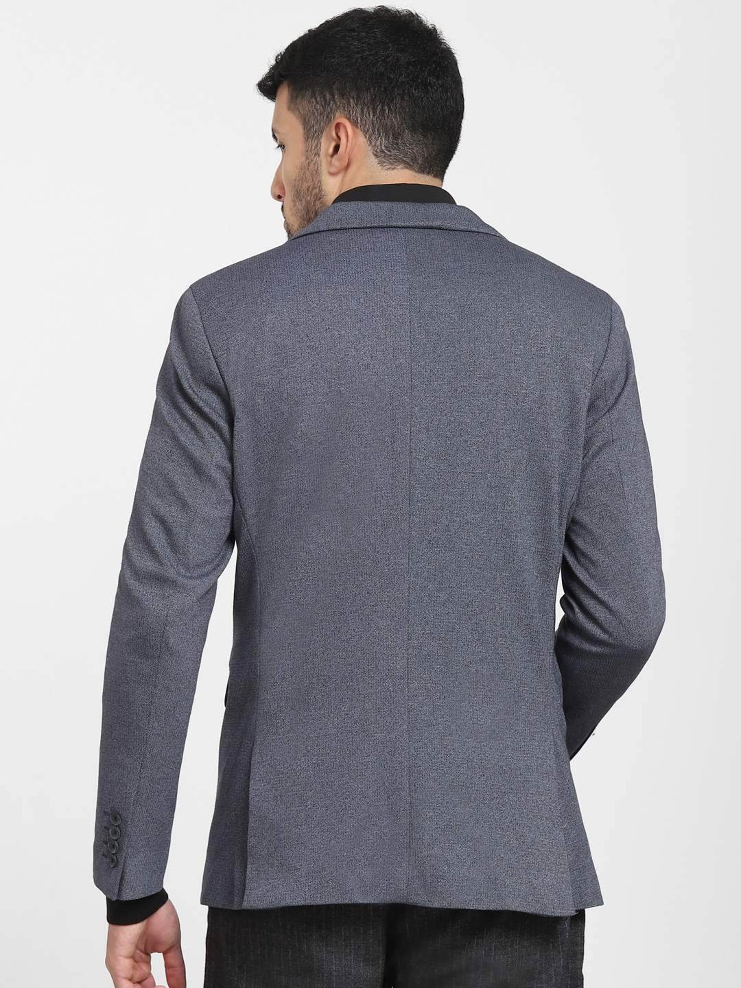 SELECTED HOMME Blue  Slim Fit Checks Blazer