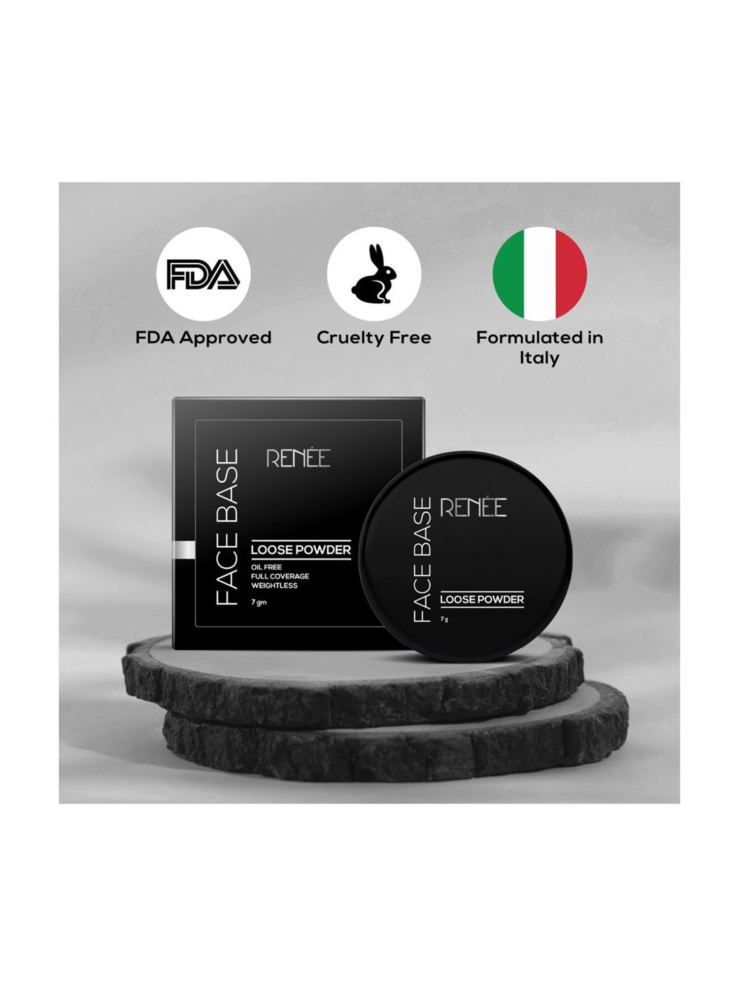 Renee Face Base Loose Powder Translucent - 7 gm