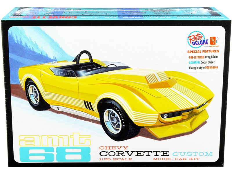 Skill 2 Model Kit 1960 Chevrolet Corvette 7-in-1 Kit 1/25 Scale Model by MPC