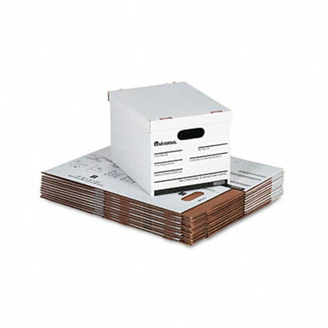 Universal Economy Storage Box Lift-Off Lid Letter/Legal. White 12/Ct 95223