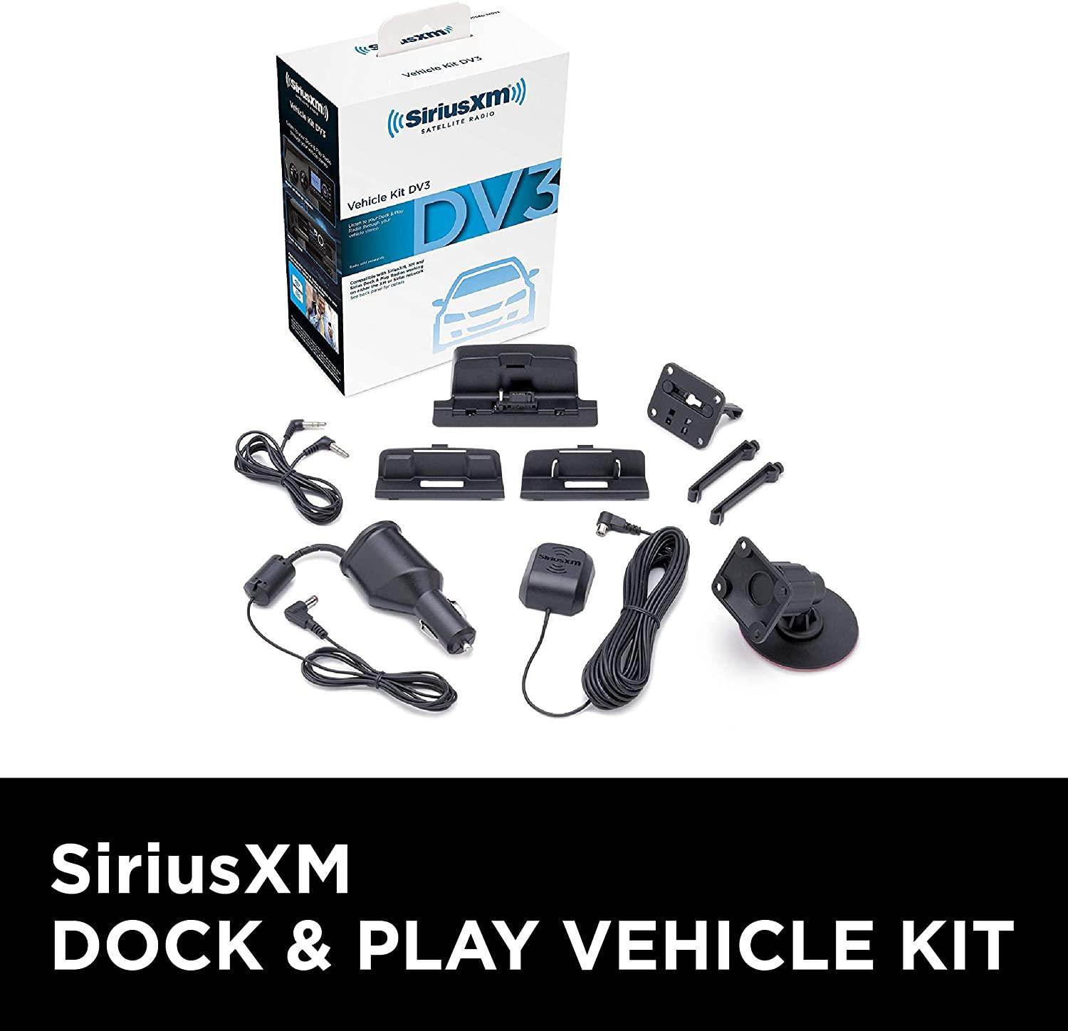 SiriusXM SXDV3 Sirius & SiriusXM Dock & Play Vehicle Kit