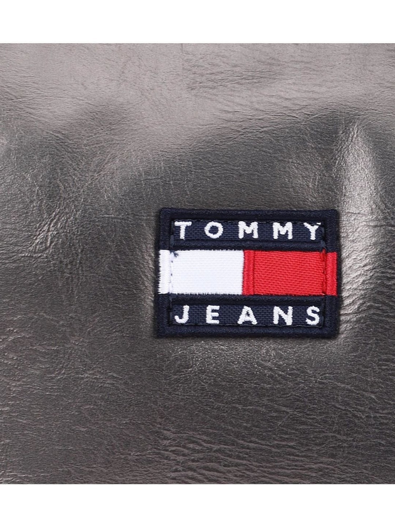 TOMMY HILFIGER Gunmetal Heritage Medium Shoulder Bag