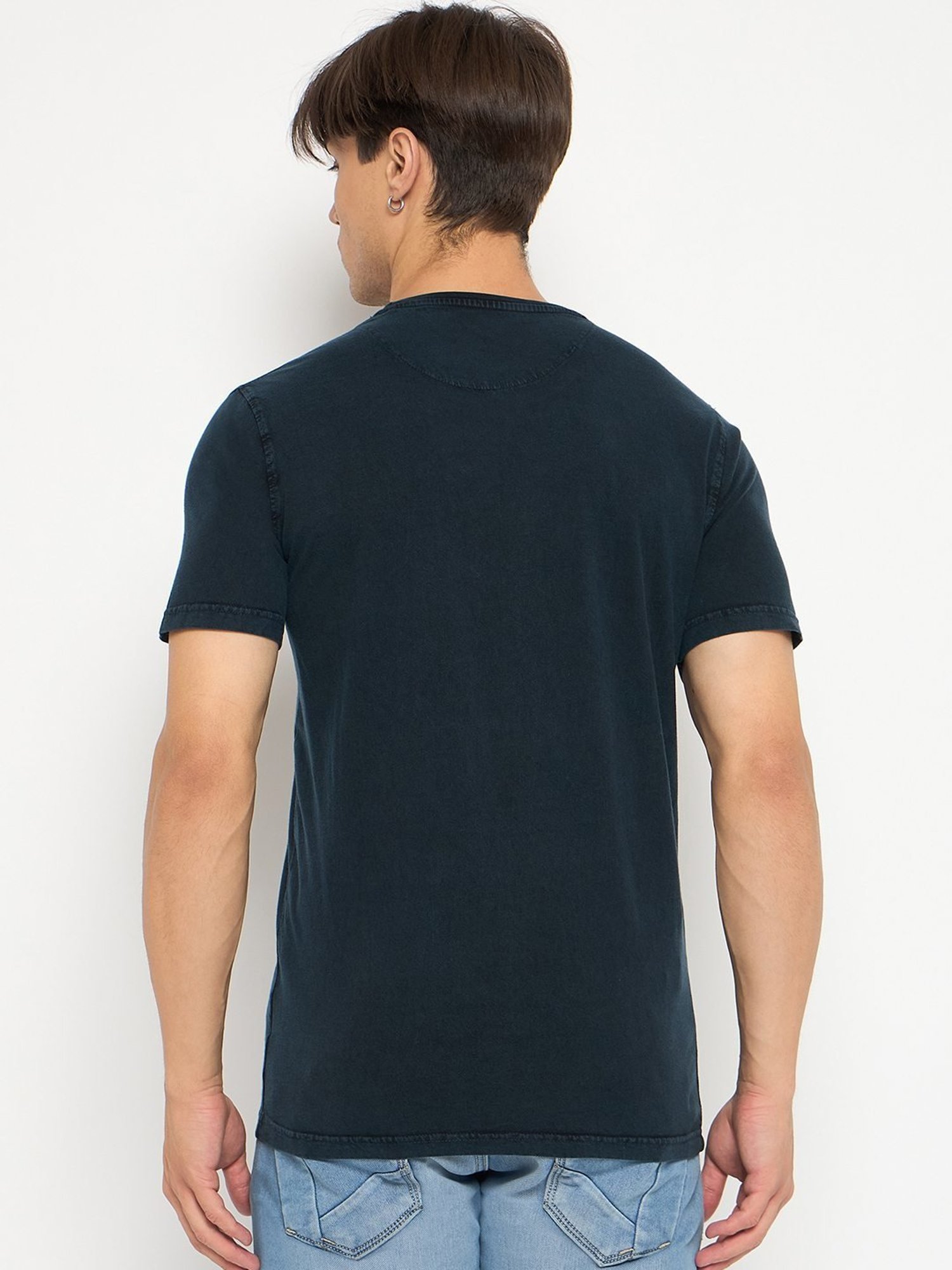 Duke Navy Slim Fit T-Shirt