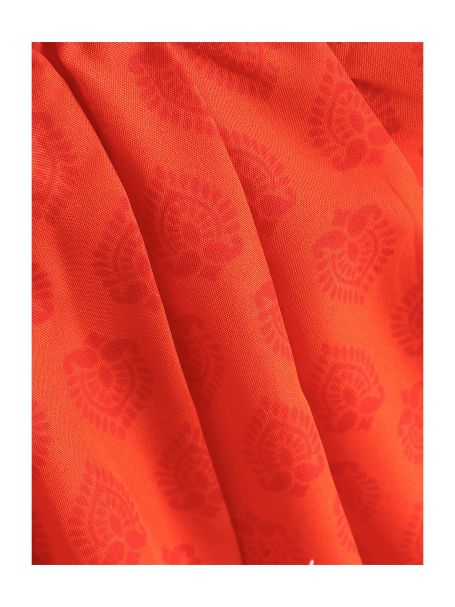 TWISHA Kids Royal Blue & Orange Embellished Top with Dhoti