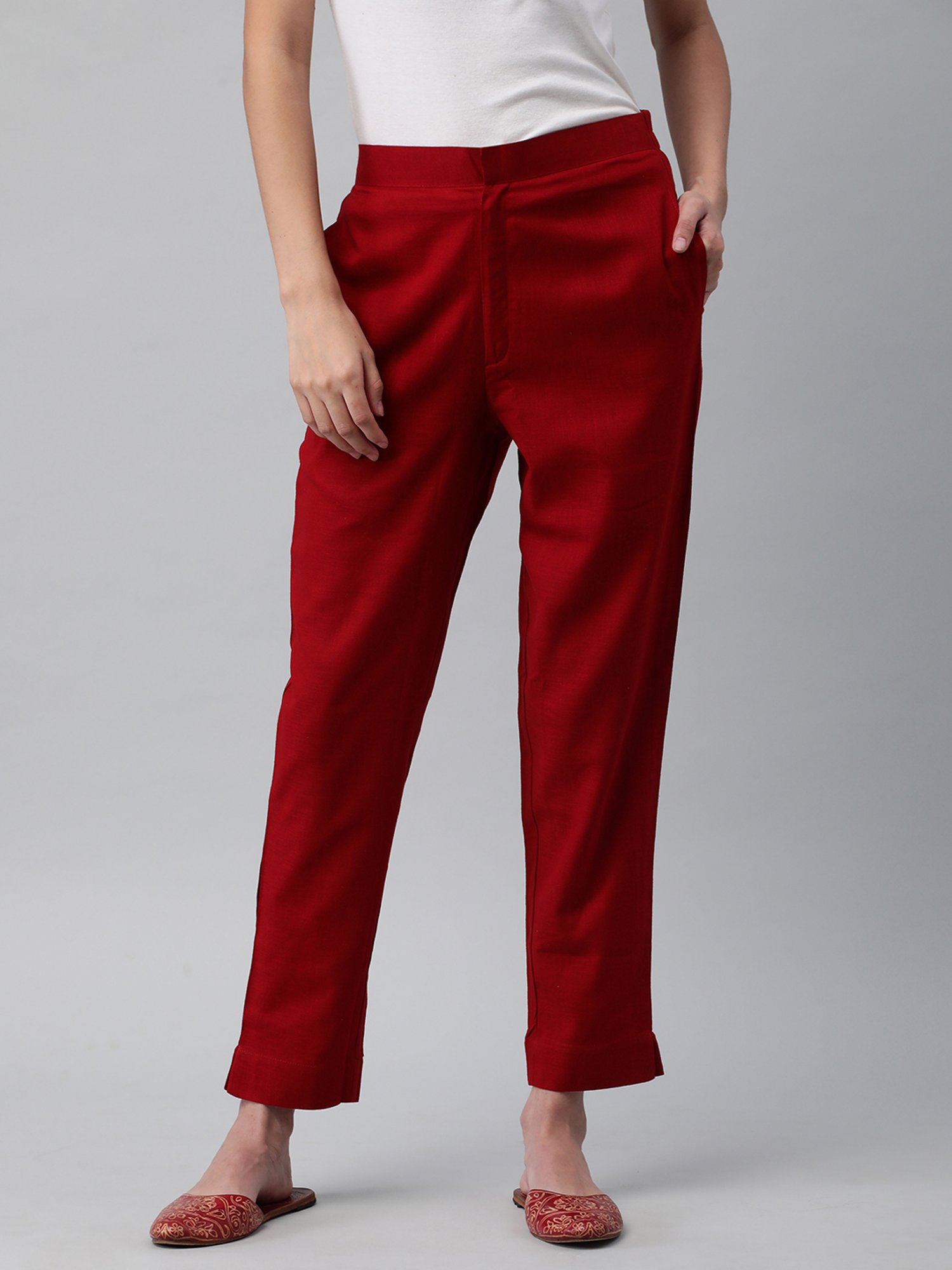 Kami Kubi Maroon Pants