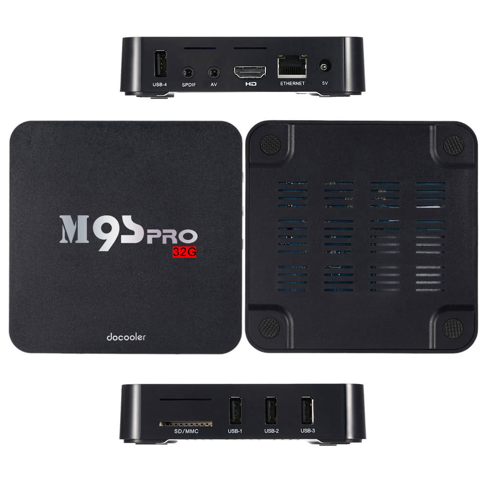 Docooler M9S-PRO Smart Android 6.0 TV Box Amlogic S905X 3G / 32G