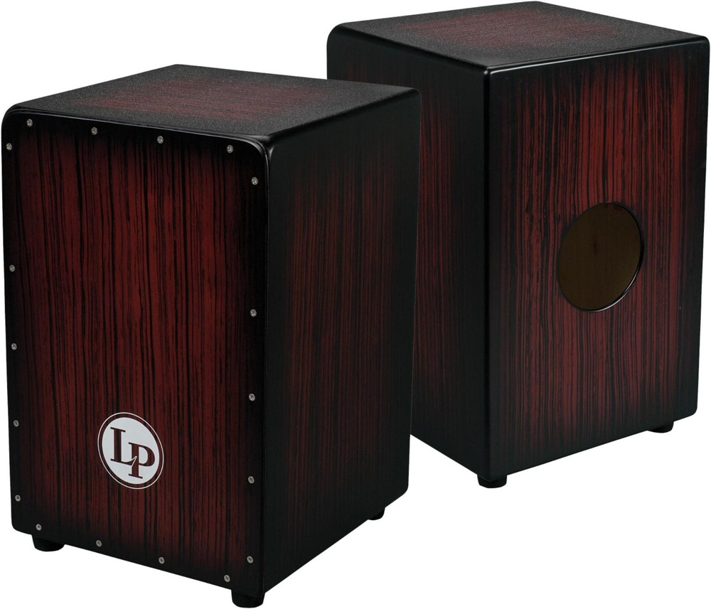 LP Aspire Accents Cajon Dark Wood Streak