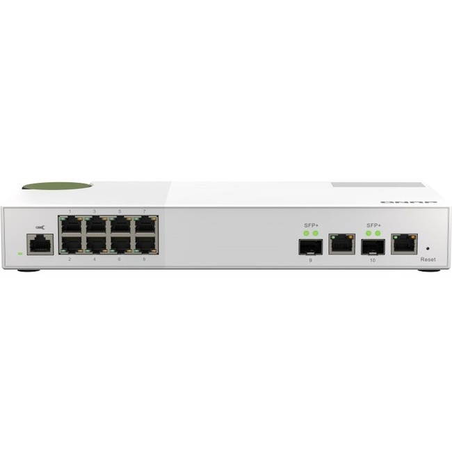 QNAP QSW-M2108-2C 10-Port Managed Switch w/ 10GbE SFP+ Combo Ports