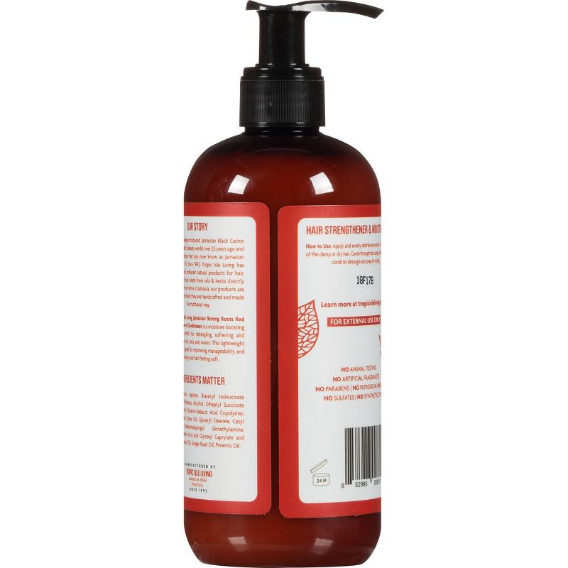 Tropic Isle Living Jamaican Strong Roots Red Pimento Edge Leave-in Conditioner - 12oz
