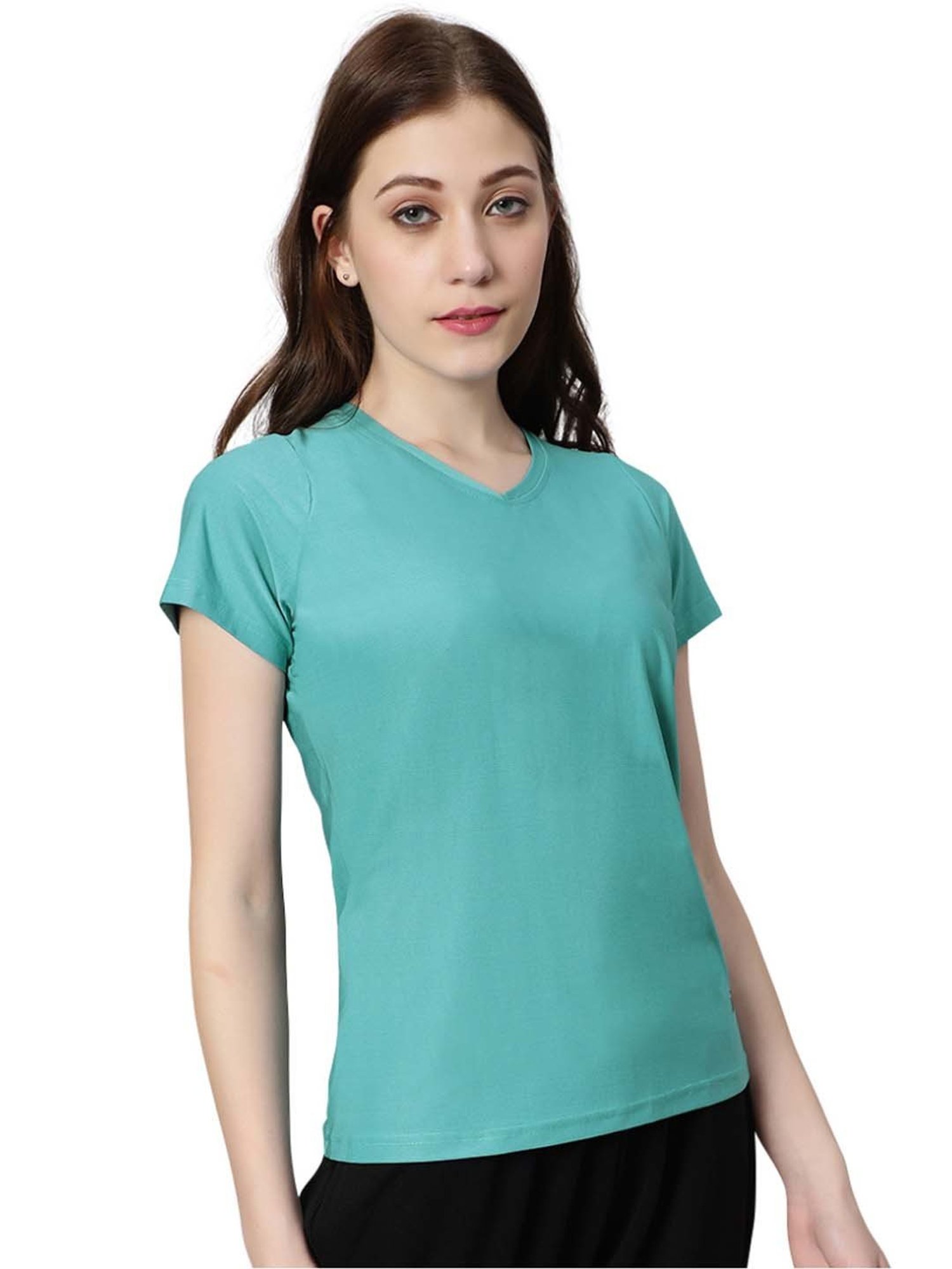 Omtex Blue Regular Fit Sports T-Shirt