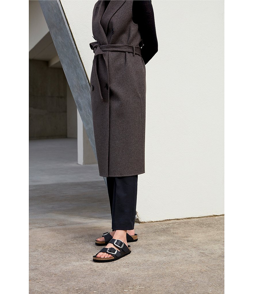 Birkenstock Women's Arizona Oiled Leather Big Buckle Slide Sandals