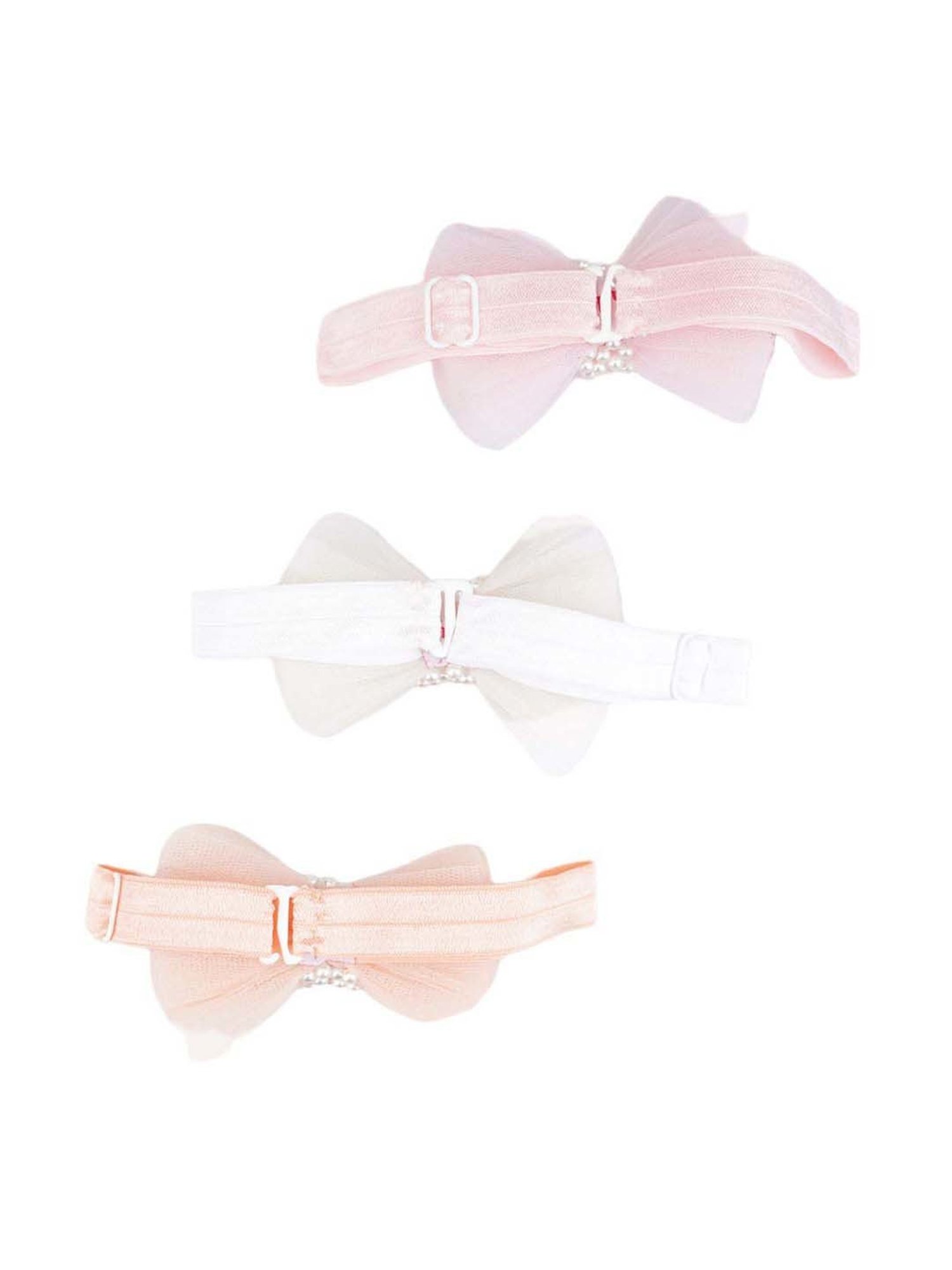 Choko Multicolour Embellished Hair Band for Kids - Pack of 3