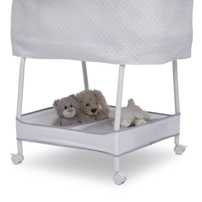 Simmons Kids' Silent Auto Gliding Deluxe Bassinet - Embossed Paisley