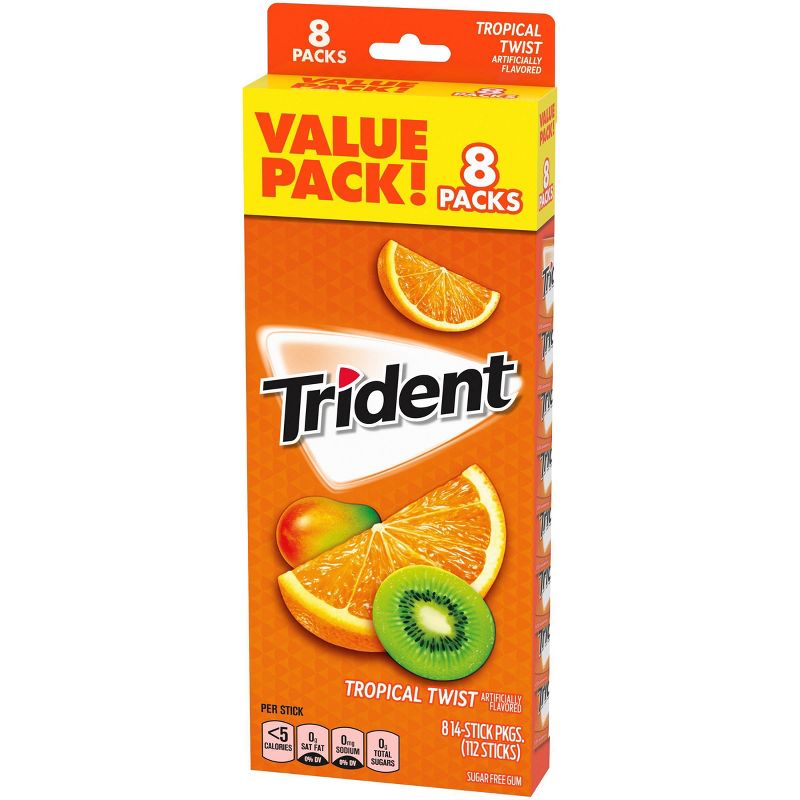 Trident Tropical Twist Gum - 8ct