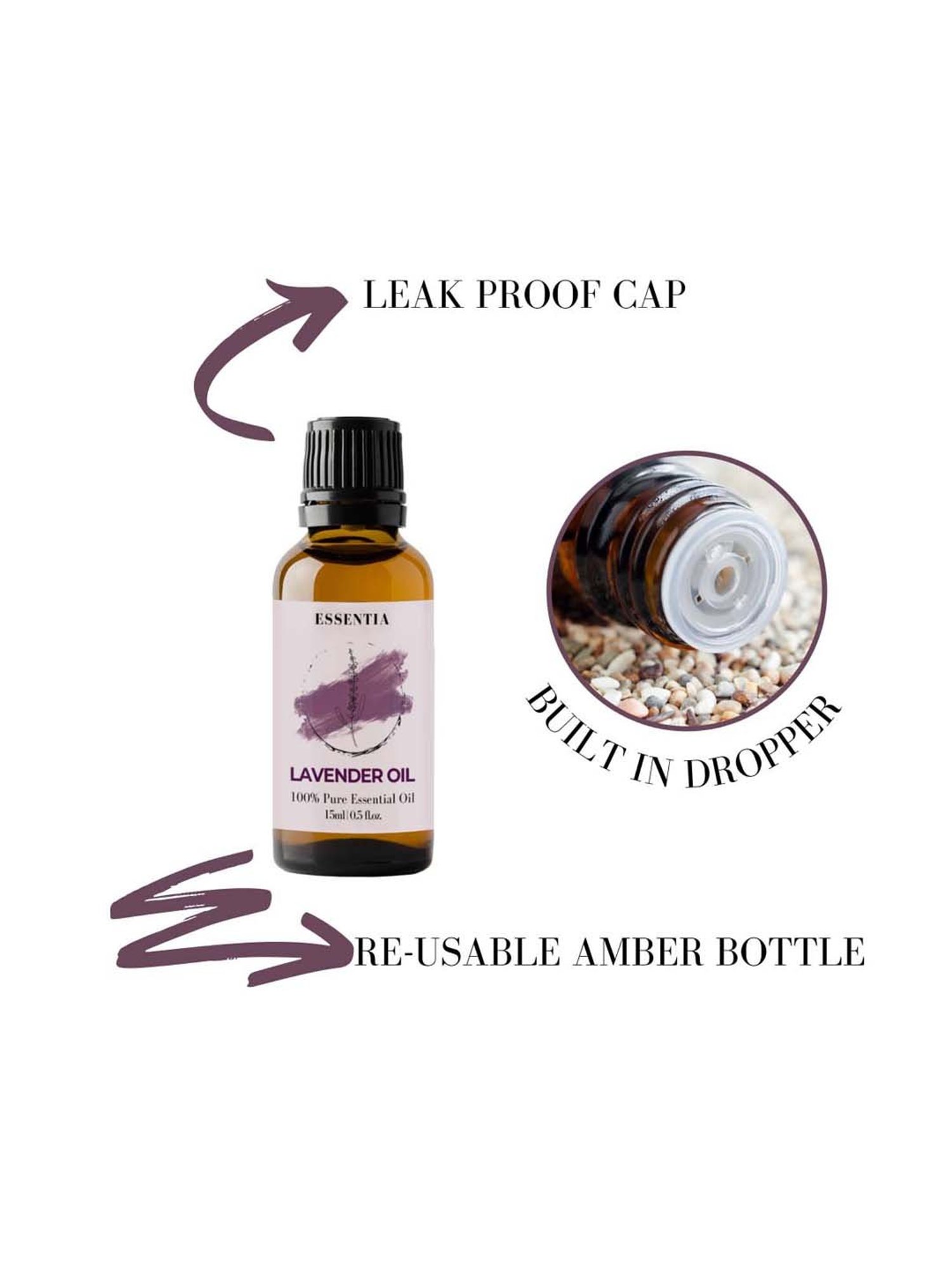 Essentia Extracts Lavender Essential Oil Pack of 2 - 30 ml