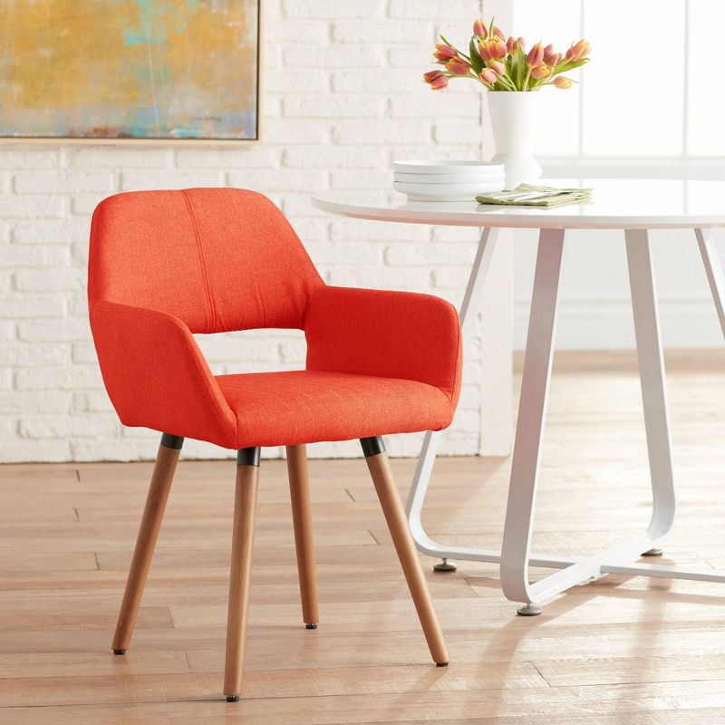 55 Downing Street Nelson Orange Fabric Dining Chair