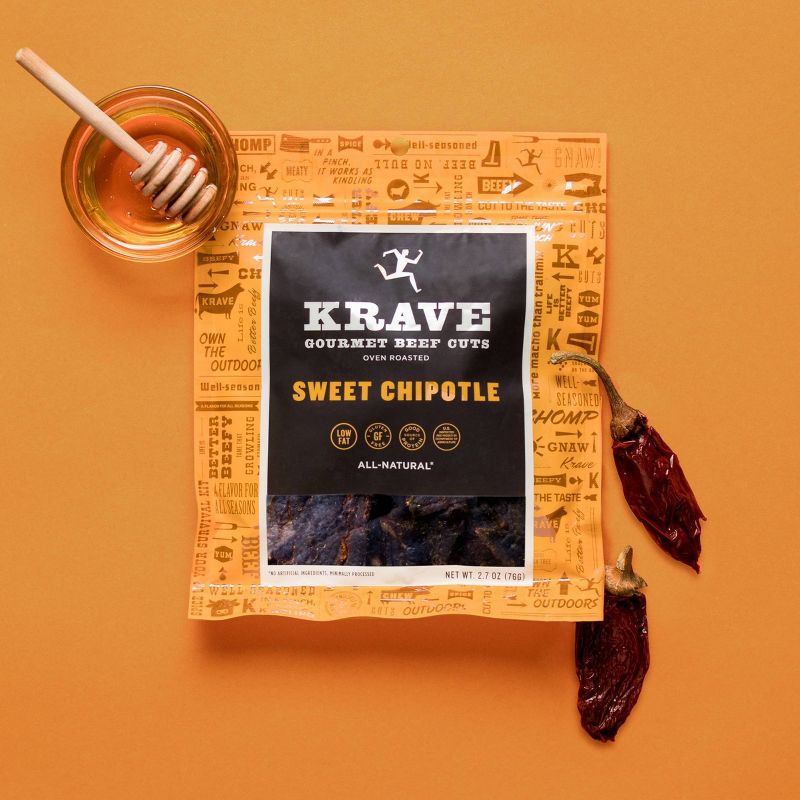 Krave Sweet Chipotle Beef Jerky - 2.7oz