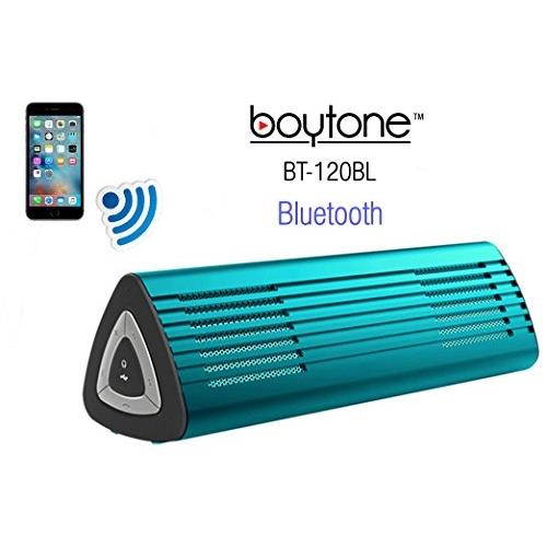 Boytone BT120BL BOYTONE BT120BL BLUE PORTABLE BLUETOOTH SPEAKER WITH 3.5 MM