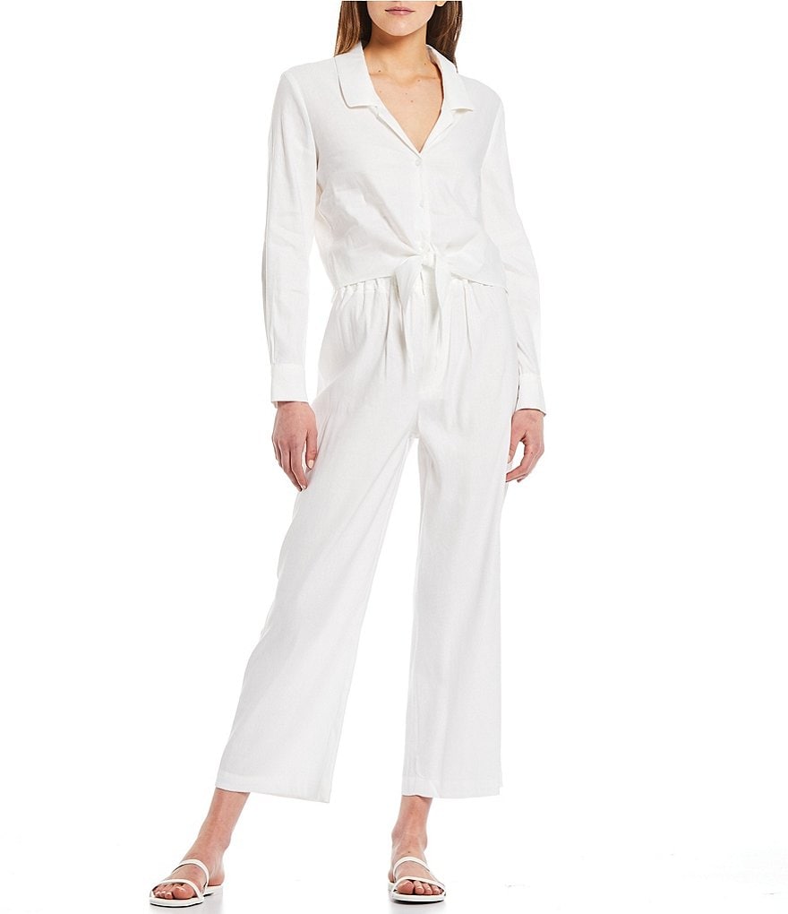 BB Dakota by Steve Madden Up to Here Puff Elbow Sleeve Mock Neck Smocked Top