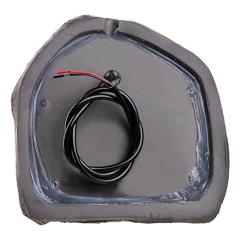 5.25" Slate Outdoor Rock Speaker 100W Weather Resistant Passive Stereo Pair RX550