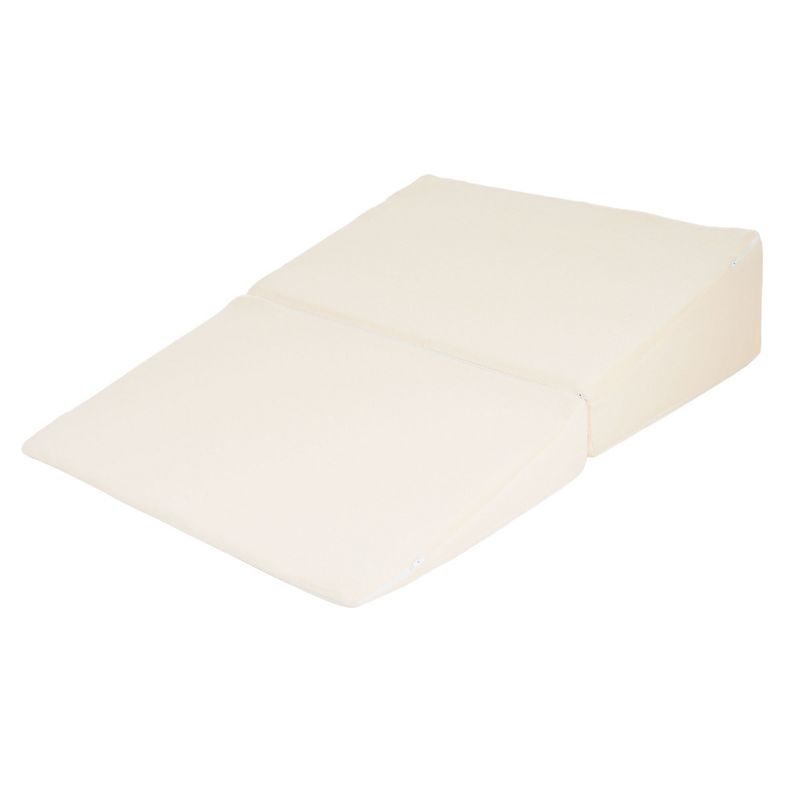 Folding Wedge Memory Foam Pillow White - Bluestone