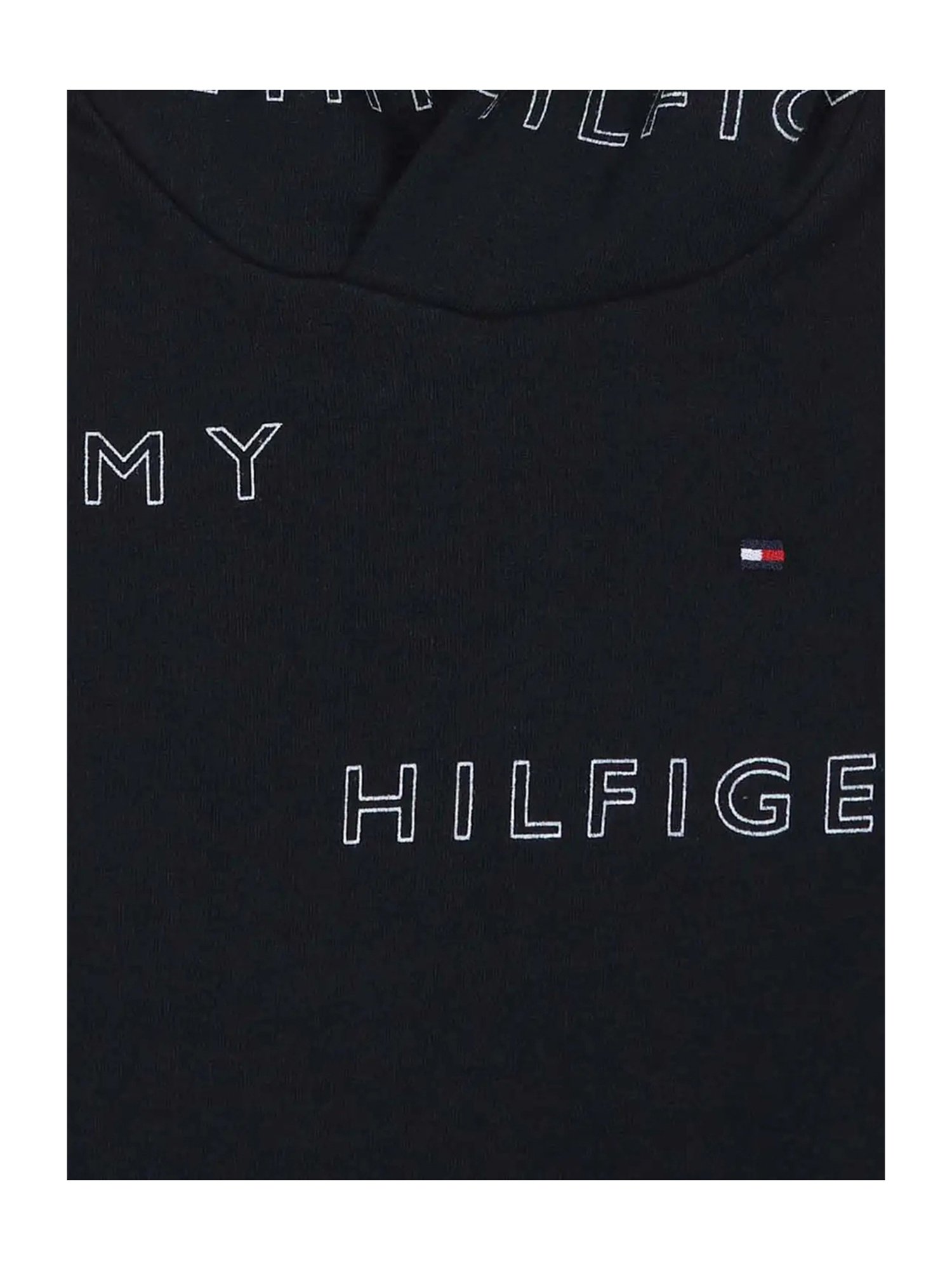 Tommy Hilfiger Kids Navy Logo Print Hoodie