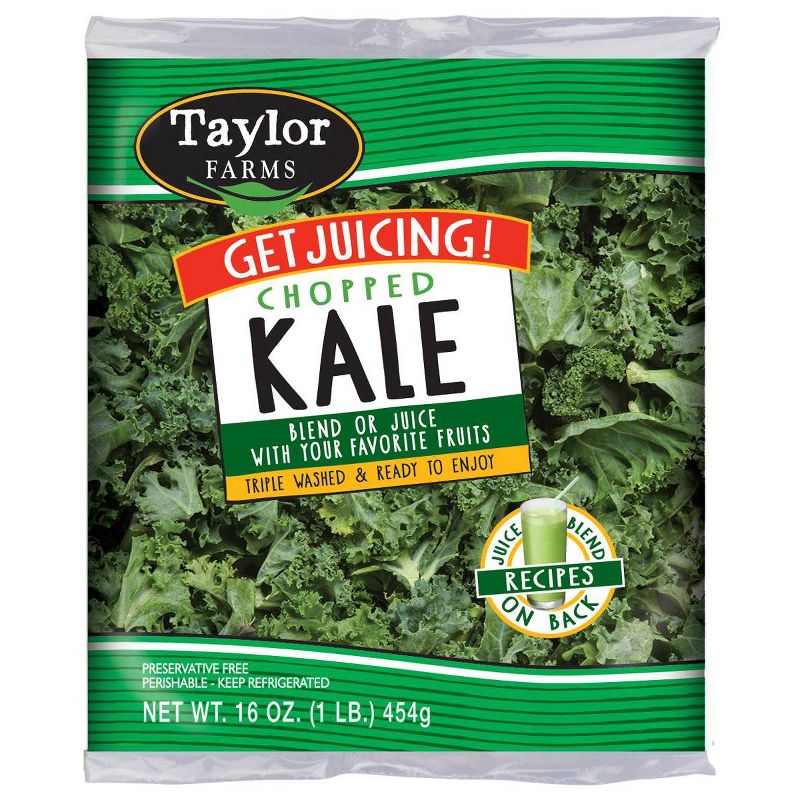 Taylor Farms Chopped Kale Juicing Greens - 16oz