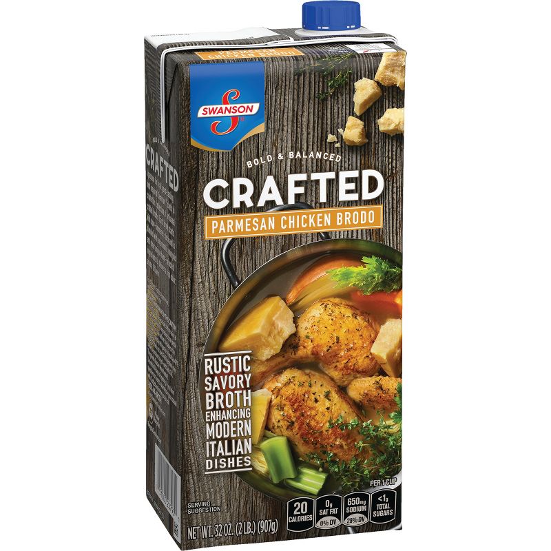 Swanson Crafted Parmesan Chicken Brodo - 32oz