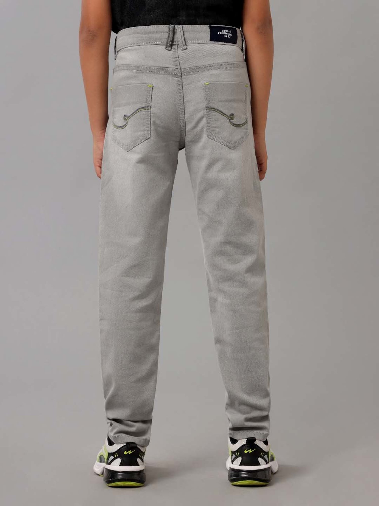 Pepe Jeans Boys Dark Blue Solid Jeans