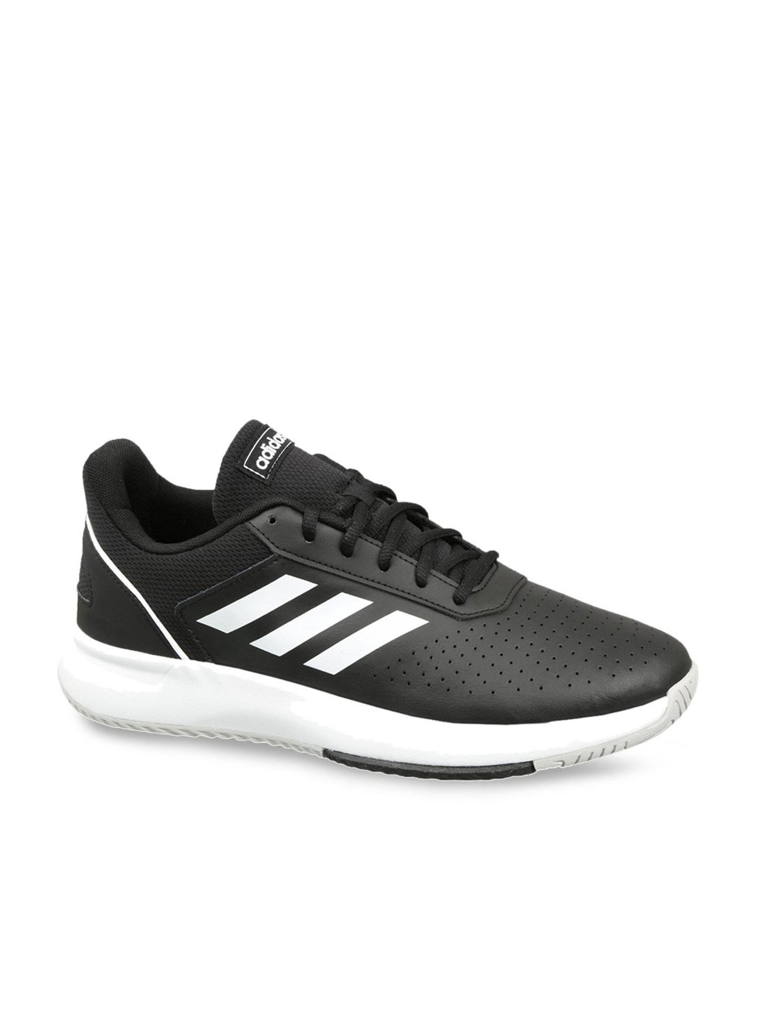 Adidas Men's Courtsmash Black Tennis Shoes