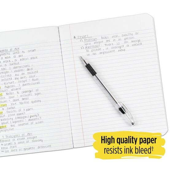 Five Star Composition Book College Ruled 100 Sheets 9 34 x 7 12 Cobalt Blue -