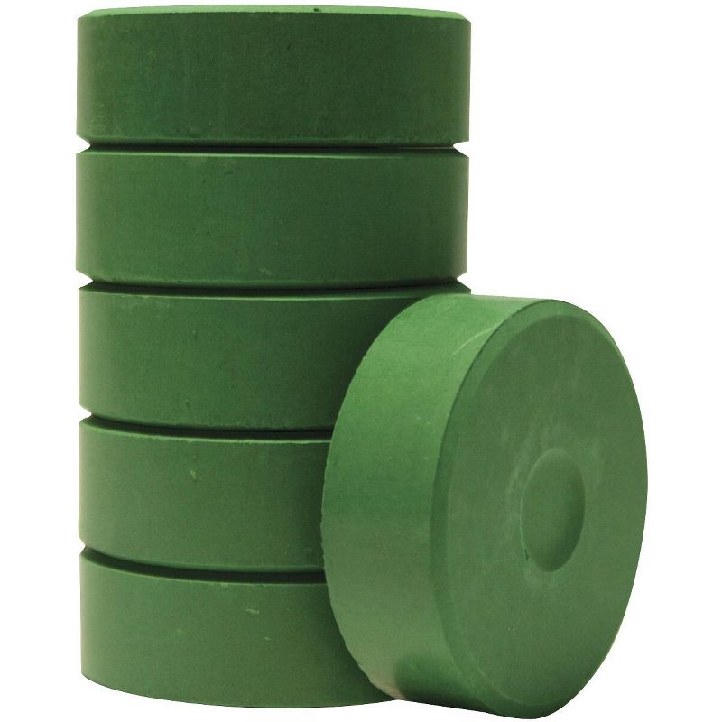 Jack Richeson Giant Tempera Cakes, Brilliant Green, pk of 6