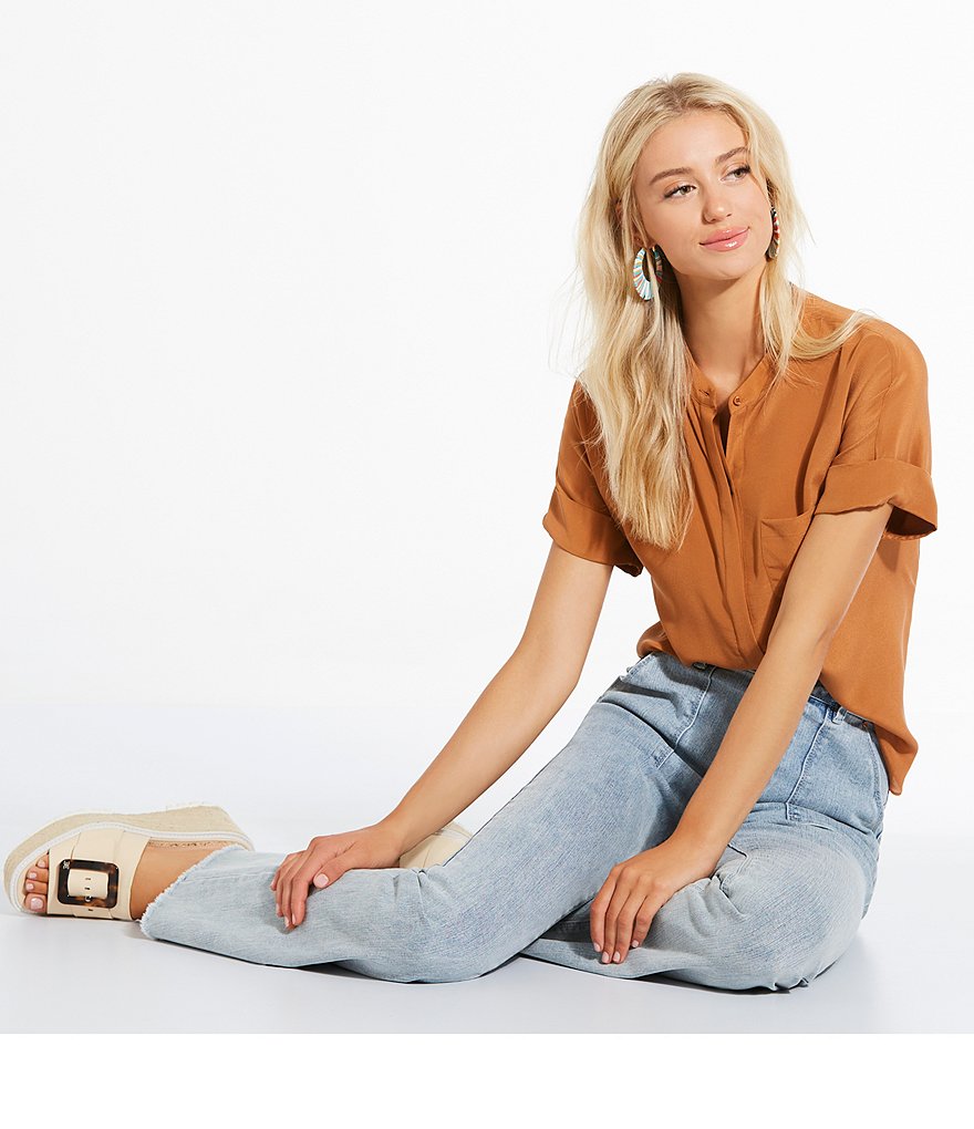 A Loves A Bootcut Mid Rise Stretch Denim Jeans