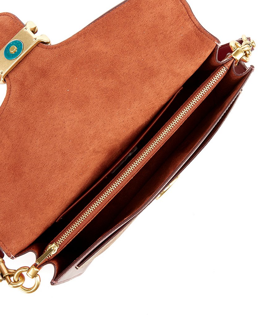 COACH Coated Canvas Signature Colorblock Tabby Shoulder Bag