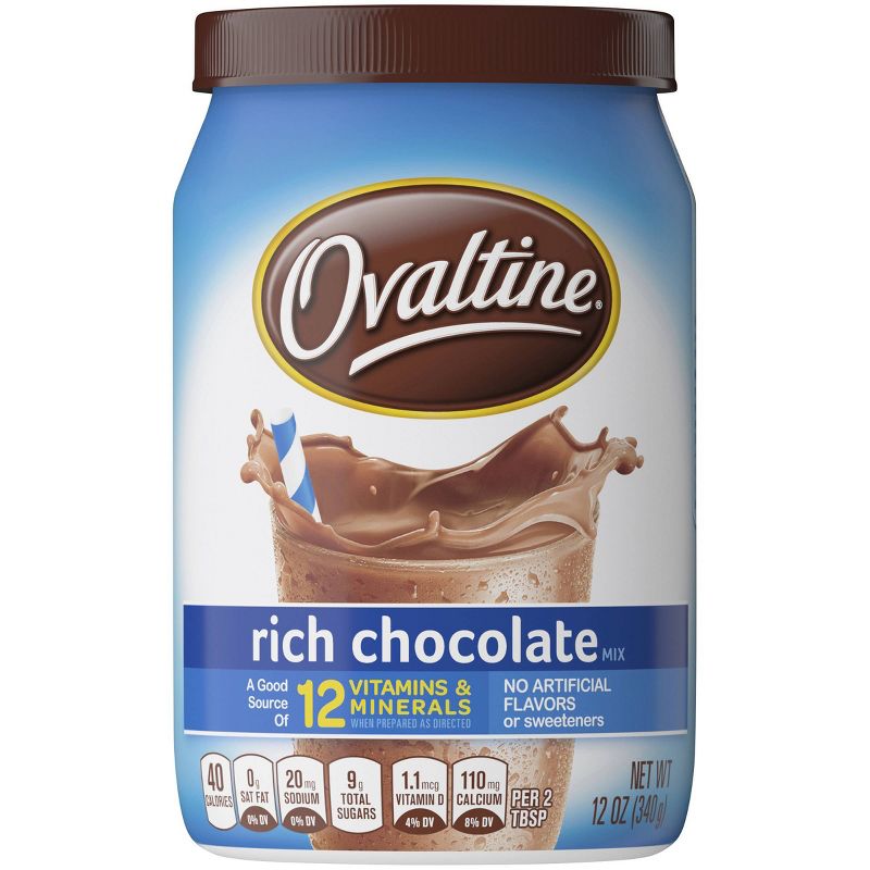 Ovaltine Rich Chocolate Mix - 18oz