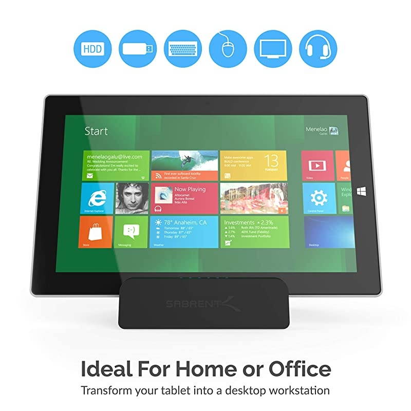 Universal Laptop Docking Station with Stand for Tablets and Notebooks Supports PC DSRICA