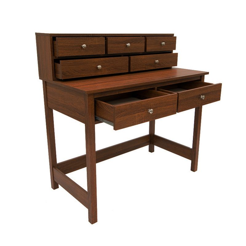 Elegant Desk with Storage Oak - Techni Mobili