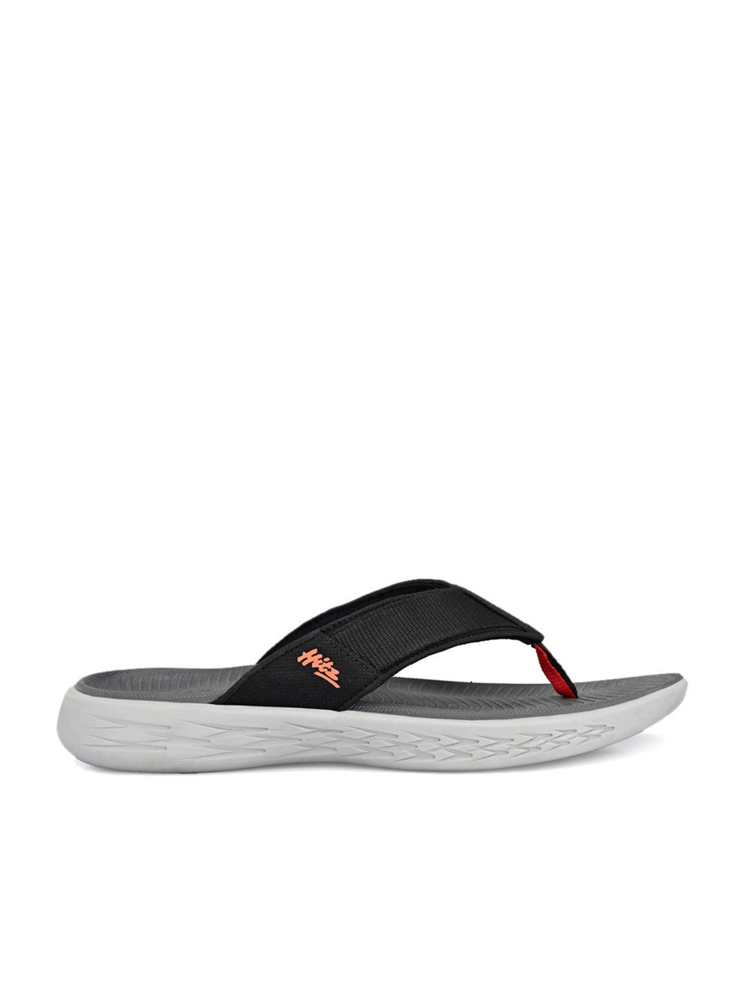 Hitz Men's Black Thong Sandals