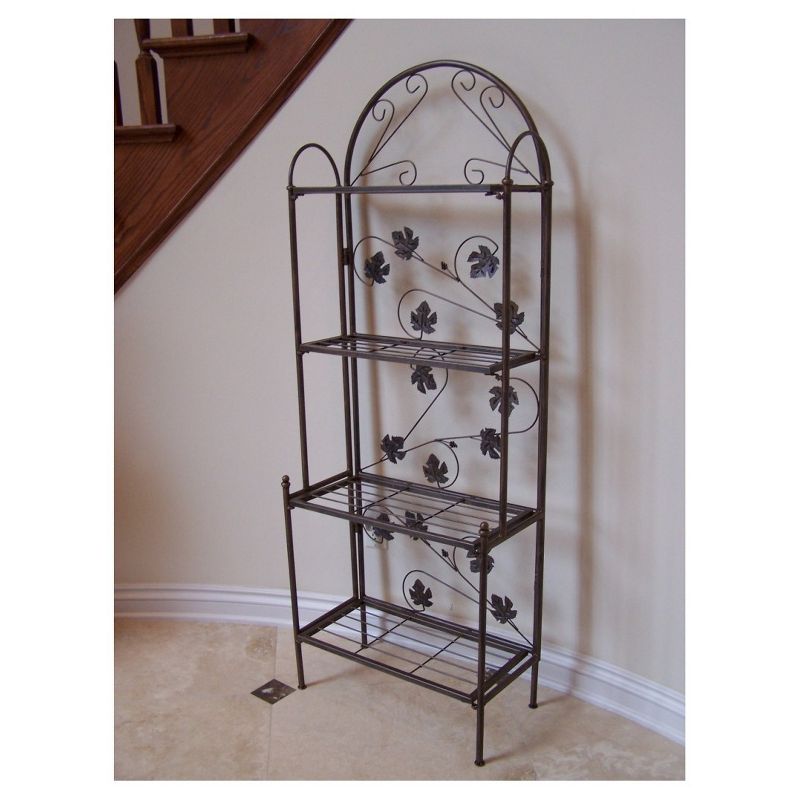 23" Rectangular Oakland Living Plant Stand - Black
