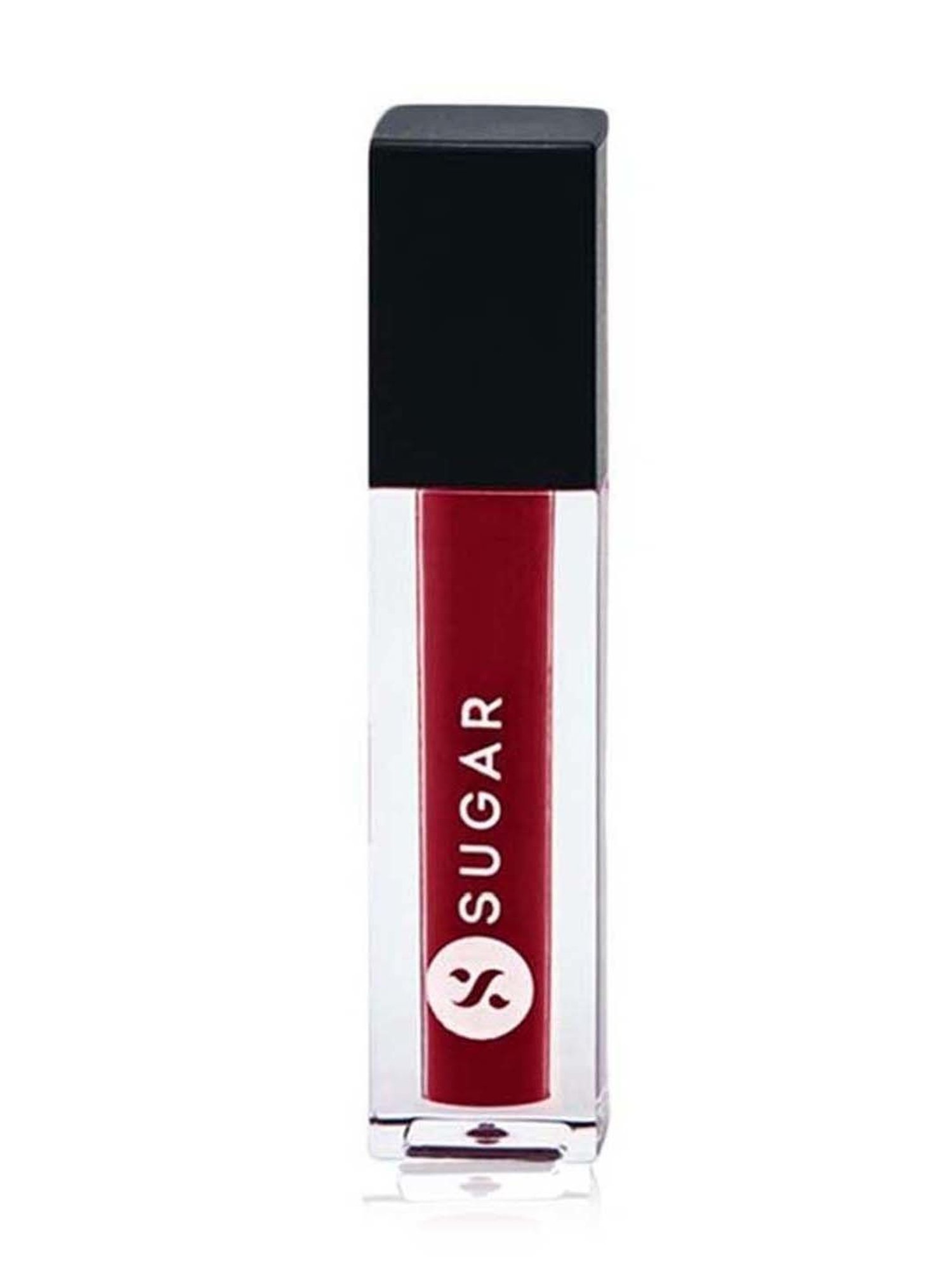 Sugar Cosmetics Smudge Me Not Liquid Mini Lipstick 10 Drop Dead Red - 1.1 gm