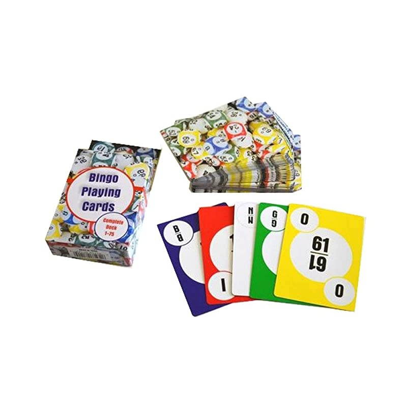 2 Pack Bingo Calling Cards Complete Deck of 75 Numbers