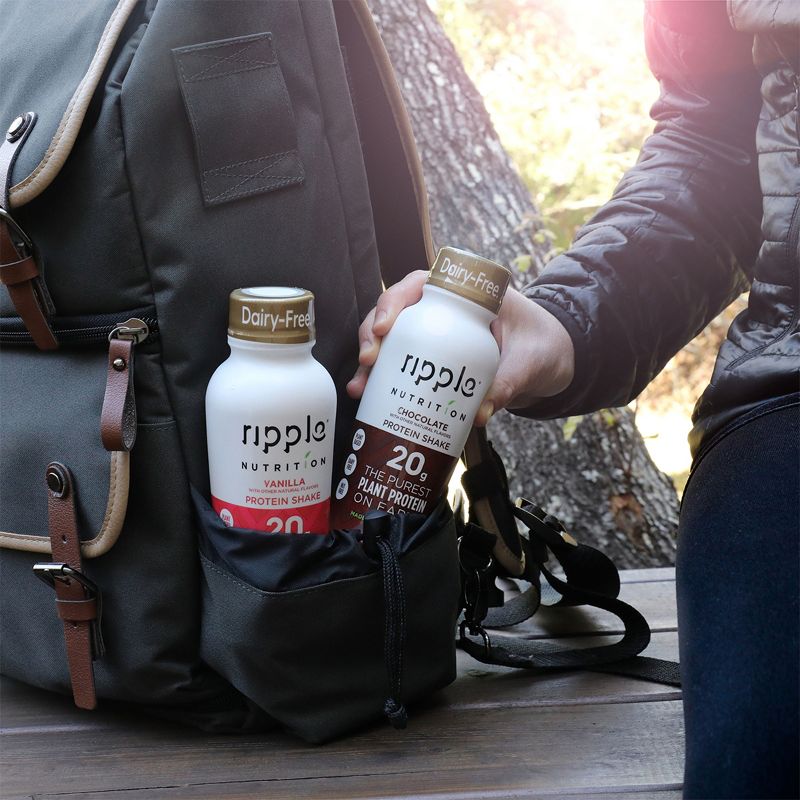 Ripple Vegan Protein Shakes - Chocolate - 4pk